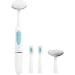 Electric Toothbrush & Facial Cleaning Brush Set | 2 Brush Heads & Travel Case - Best for Oral & Skin Care - Buy Online on GoSupps.com