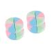 Angoily 4 Sets Triangular Sponge Puff Makeup Sponge Wedge Make up Sponge Makeup Blending Sponge Wedge Makeup Sponges Facial Makeup Sponge Makeup Puff Loose Puff Flutter Emulsion Triangle