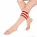 WSYKC compression socks medium-sized open-toe socks 23-32 mmHg printing suitable for doctors nurses teachers pregnant women and other people S
