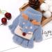 Unisex Kids Winter Fox Flip Top Gloves | Cute Cartoon Animal Mittens for 2-8Y Boys Girls - Blue - Buy Online on GoSupps.com