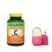 Spring Valley Ultra Strength Vitamin C Capsules Dietary Supplement 2 000 mg 120 Ct and Gift Ice Roller for Face