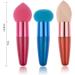 POPETPOP 3pc Mushroom Facial Foundation Sponges Makeup Sponge with Handle on Stick Makeup Professional Makeup Travel Makeup Cosmetic Lip Brush Mushroom Head - Buy Online on GoSupps.com