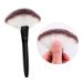 minkissy black makeup Cosmetics Large Powder Foundation Brush Wood Handle Brush blush brush big fan wooden handle brush sector Bamboo
