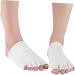 Ipetboom 1 Pair 5 Open-Toed Sock Open Toe Gel Spa Socks Five Toe Gel Moisturizing Socks Feet Moisturizer Socks Womens Socks Hosiery Ladies Socks Cotton Socks Miss White Fashion Toe Socks - Buy Online on GoSupps.com