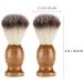 Callaron 2-St Shaving Brush for Men | Premium Goat Hair & Stainless Steel | Perfect Hair Removal & Grooming Tool - Buy Online on GoSupps.com