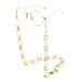 Glasses chains and lanyards glasses rope hanging neck metal chain glasses environmental protection glasses chain 70 gold