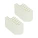 Royal Icon Baby Bibs 0-6 Months & 6-12 Months 100% Organic Cotton Hook and Loop Baby Feeding Bibs - Soft Absorbent Baby Bib - Adorable baby weaning bib For Toddler Boys and Girls Set of 3/6 /12Pc 12 x Cream