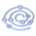 Buy Adjustable Baby Pacifier Band - Reusable Food-Safe Silicone Style | Safe & Stretchy Pacifier Chain in Blue - Buy Online on GoSupps.com