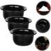 Angoily 3-Section Shaving Shell Razor Holder | Black Soap & Foam Bowl | Men's Shaving Accessories | International Shipping Available - Buy Online on GoSupps.com