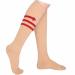 WSC compression stockings skin color mid-tube closed knee socks 23-32 mmHg pressure suitable for a variety of lower limba symptoms that relieve pain XL