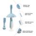 TOVINANNA Kids Toothbrush Set - Compact Handheld Toothbrushes for Children | Baby Oral Care & Training Accessories - Buy Online on GoSupps.com