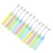 Healeeved 12th trip toothbrush travel foldable toothbrush wide head children's tools travel toothbrush bulk tongue brush and scratch pocket hiking travel pp detergent