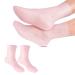 AiNinXun Silicone Moisturizing Gel Heel Socks Anti Slip Spa Socks for Dry Cracked Foot Skin Care Mans Womens Soft Gel Long Moisturizing Socks with Non Slip Dots SEBS Material with Vitamin (Pink S) Pink S(35-39)