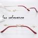 Qdragvoi Vintage Glasses Replacement Brackets - Women s Strass 1 Pair for Borderless Glasses - Gold - Buy Online on GoSupps.com