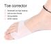 Hallux Valgus Corrector - 2 Pairs Elastic Breathable Toe Separator Cushion - Bunion Hallux Valgus Correction Tool (White) - Buy Online on GoSupps.com