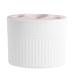 Papaba make-up brush-upscent organizer toothpaste container toothbrush stand multi-purpose holder grid design bathroom white