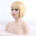 Blonde Long Bob Wig for Women - Cosplay Straight Anime Style - Synthetic & Human Hair | Perfect for Parties & 80s Looks - Buy Online on GoSupps.com