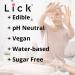Lick Blueberry Flavored Edible Massage Oil | Vegan Skin Safe Infused with Vitamin E & Almond Oil | 4 oz Travel-Ready - Buy Online on GoSupps.com