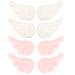 Beaupretty 4 pairs plush angel wing hair clips beautiful sweet wing hair clip cartoon hairpins slippers slipproof hair clips for girls women white pink