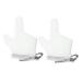 Totority 1 Pair Anti-Eating Gloves Baby Mitts Stop Thumb Gloves Stop Sucking Finger Gloves Infant Stop Thumb Gloves Baby White Anti-Eating Hands Orthotics Nylon Baby Stop Thumb Gloves White 13x7.5cm