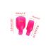 Yueton 10 Pack Reusable Toenail Nail Soak Off Cap Clip for UV Gel Polish Removal - Hot Pink - Buy Online on GoSupps.com