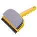 2-in-1 Wiper Glass Cleaning Brush Scraping and Washing Glass Cleaner Windscreen Wiper Double Sided Glass Cleaner Window Wiper Multipurpose Cleaning Brush Household Surface Cleaner Wiper Yellow