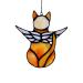 BOXCASA Angel Cat Memorial Gifts Ornaments,Stained Glass Window Hanging Decorations,Angel Wings White Cat Suncatcher Decor Angel Cat B