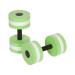 Aquatic Dumbbell Set, 2PCS Water Dumbells Pool Resistance Water Fitness Equipment Foam Dumbbell Water Aerobics Fitness Equipment for Weight Loss One Size Green