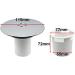 JTLB Shower Drain Cover Tray - Chromate Treatment for Efficient Water Flow | Shop Internationally - Buy Online on GoSupps.com