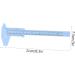 Hemoton 4 Pcs Eyebrow Ruler Caliper Tool Vernier Caliper Shaper Ruler Plastic Miss Mini Measuring Ruler - Buy Online on GoSupps.com