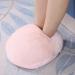 Electric USB Foot Warmer - Haofy 5V Heated Slippers for Men & Women | Removable Heating Pad | Warm Feet at 50 -60 | Perfect for Cold Weather - Pink - Buy Online on GoSupps.com