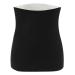 Women Men Warm Soft Cashmere Waist Kidney Binder Supports Belt Breathable Thermal Waistband Black Large