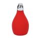 Empty Powder Blower  Refillable Hair Fiber Applicator Empty Spray Powder Bottle Hairdressing Spray Talcum Powder Prickly Heat Powder Silicone Squeeze Powder Bottle Red