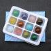 12 Pcs Chakra Healing Gemstone Crystal Ball Set - Natural Quartz Spheres for Meditation and Feng Shui - Mixed Colors - Buy Online on GoSupps.com