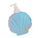 Fabater Bath Dispenser Bottle Body Wash Pump Bottle Food Grade ABS Plastic Refillable for Hotel (Shell Shape One Size)
