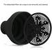 Hair Blower Diffuser Hairdryer Cover Styling Foldable Folding Collapsible Silicone Hairdressing Tool Attachment for Natural Wavy Fine Thick Hair for Home Barbershop Hairdressing Salon(Black) - Buy Online on GoSupps.com