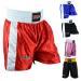 Men Boxing Shorts for Boxing Training Fitness Gym Cage Fight MMA Mauy Thai Kickboxing Trunks Clothing Medium Red/White
