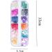 3 Boxes 36 Colors Seashell Abalone Nail Art Decoration Slices - 3D Flake Pearl for DIY Nail Art - Buy Online on GoSupps.com