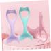 MAGICLULU Mascara Brush Lash Mascara Professional Makeup Brushes Guide Pink Woman Cosmetics Airfoil 15X5.7CM Pink - Buy Online on GoSupps.com
