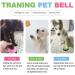 Zingking Pet Training Bells for Dogs & Cats - 2 Pack Potty Training Door Bells | Large Button & Cat Paw Design (Pink & Blue) - Buy Online on GoSupps.com