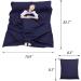 Lightweight Compact Sleeping Bag Liner | Portable Travel Sheet for Camping & Hiking | 82.7 x 70.9 Dark Blue - Buy Online on GoSupps.com