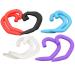 Ultechnovo 10 pairs of ear mask hooks Mask mask ear hook hangers for ear masks hanging gegal for hanging mask ear protector mask ear iron sports handlebar wardrobe headphones sorted color 5x3cm