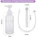 Vaginal Douche Cleansing System - Reusable Enema Kit with 3 Nozzles | 100% Safe & Non-Toxic (300 ML) for Women - Portable Female Syringe Cleaner - Buy Online on GoSupps.com