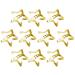 10 Pcs Gold Star Hair Clips Metal Snap Hair Clips Hair Barrettes Hair Side Clamps Headdress Cute Hair Accessories for Women Girls Beauty Clips and Barrettes