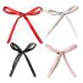 XFYUZR Women Bow Hair Clip Set - 10Pcs White Pink Ribbon Ponytail Holder for Girls - Buy Online on GoSupps.com