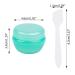 Sonku 10 Pack Small Plastic Travel Containers - TSA Approved Leakproof Mini Cosmetic Jars - 20ml Per Piece - Includes Mini Spatulas - Ideal for Toiletries, Makeup, Cream, Slime - Buy Online on GoSupps.com