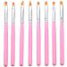 Beavorty 3 Sets UV Gel Nail Brush Nail Painting Pen Detail Drawing Brush Cleaning Gel Nail Art Brush Nail Art Tips Builder Kit De Manicura Nail Gel Nail Art Tool Flower Pen Pink Manicure - Buy Online on GoSupps.com