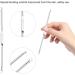 Healifty Removal Needle 2 Sets of 5pcs Needles Facial Blackhead Cleansing Tool with Storage Case Inner Mirror 1 count (Pack of 1) Silverx2pcs - Buy Online on GoSupps.com