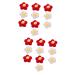 TEHAUX 20 Pcs Hairpin Accessories Hair Pin Flower Embellishments Headdress Material Flowers Child Applique