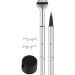 Lower Eyelash Stamps Silicone Lower Eye Lash Stamp With Ink Black/Brown Waterproof Eyelash Quick Eye Makeup Tool - Buy Online on GoSupps.com